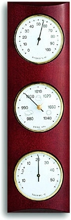 Analogová meteostanice z bukového dřeva TFA