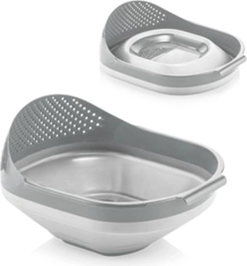 Skládací cedník na rýži Kitchisimo 27,5 × 23 cm