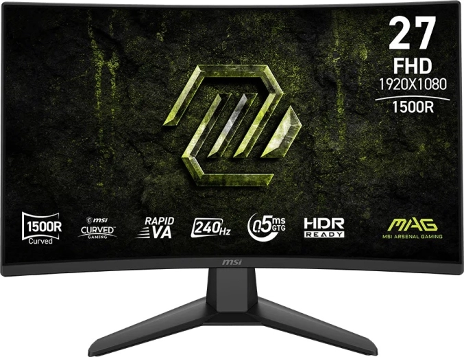 Zakřivený herní monitor 27" FHD 240 Hz MAG 274CF X24 – černý