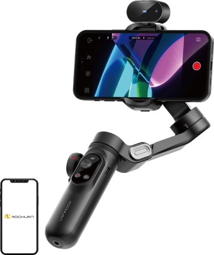 Aochuan Smart X Pro 3osý stabilizátor pro telefon s AI senzorem černý
