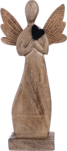 Anděl mango se srdcem (42 cm)