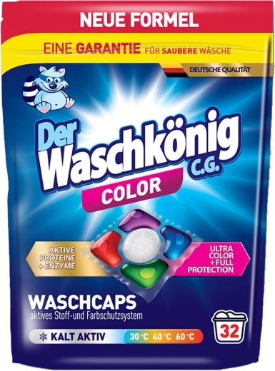 Prací kapsle WASCHKÖNIG Color 32 dávek
