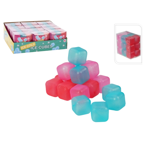 Sada opakovaně použitelných chladicích kostek do nápojů, 18 ks