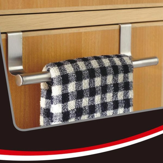 Závěsný nerezový držák na utěrky 23,5 × 8 × 6 cm