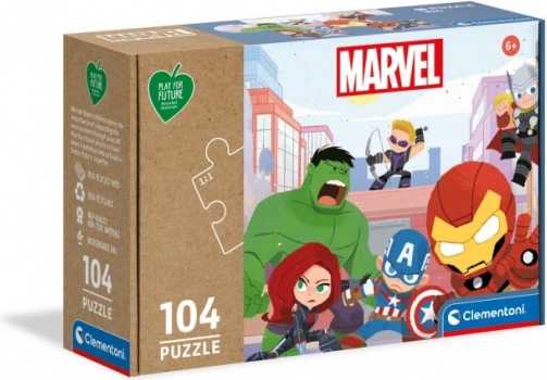 Puzzle CLEMENTONI Play for Future Marvel Avengers 104 dílků