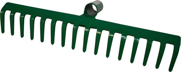 Železné hrábě bez násady, 16 zubů