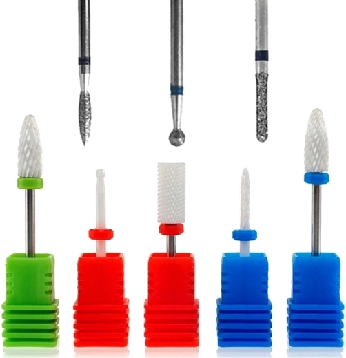 Sada fréz na nehty 8 ks