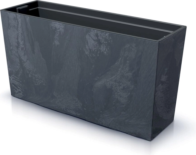 Truhlík URBI CASE Beton Effect M s vkladem 77 cm antracit