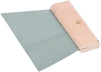 Ocelová stěrka rovná 180 mm s dřevěnou rukojetí