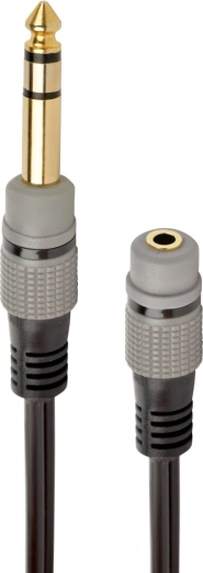 Audio adaptér 3,5 mm na 6,35 mm, 0,2 m