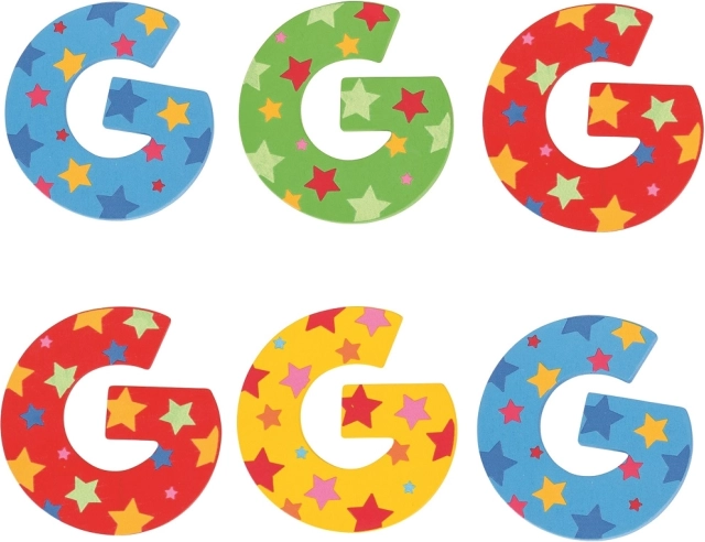 Bigjigs Toys hvězdičkové písmeno G