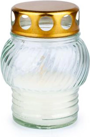 Hřbitovní svíčka ve skle Provence – hoření 10 hodin