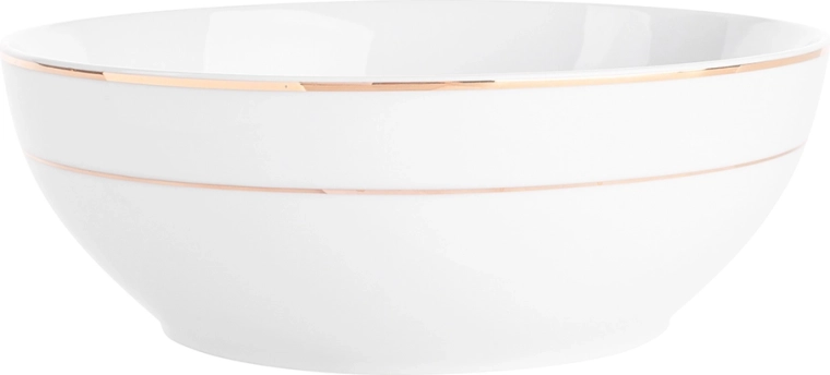 Porcelánová salátová mísa MariaPaula zlatá linie 23 cm, 1,75 l