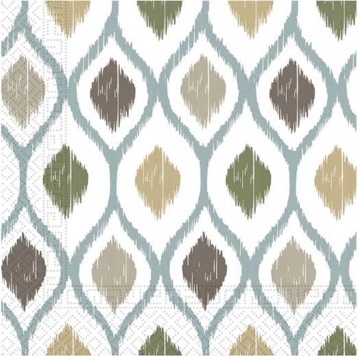 Ubrousky Boho, 3vrstvé, 33 × 33 cm