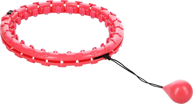 Masážní chytrá obruč se závažím červená
