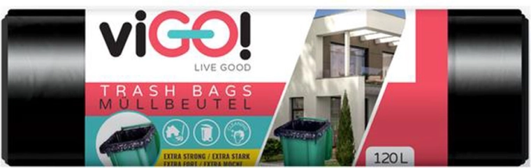 Pytle na odpad VIGO DeLuxe 120 l, 10 ks