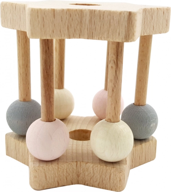 Chrastítko hvězdička růžové