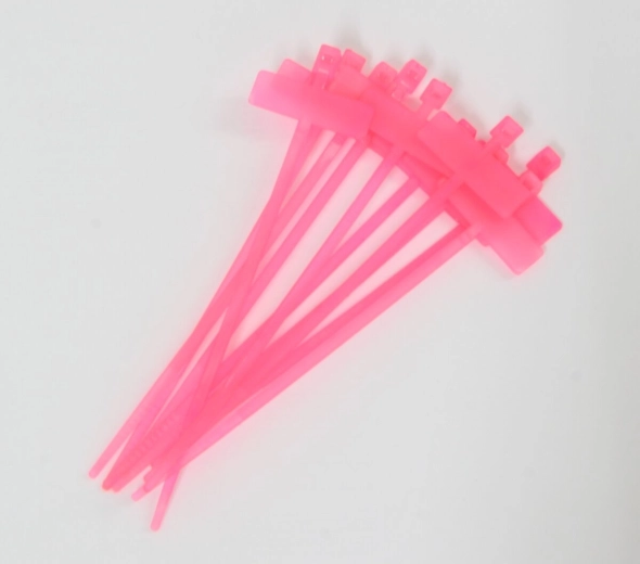 Jamara stahovací pásky červené 100 × 2,5 mm (10 ks)