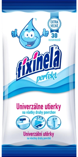Vlhčené univerzální ubrousky Fixinela Perfekt 30 ks