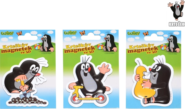 3D magnetka Krtek