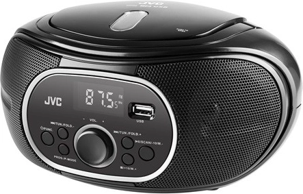 Přenosné rádio s CD a USB JVC