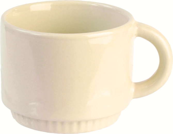 Keramický hrnek 225 ml krémový