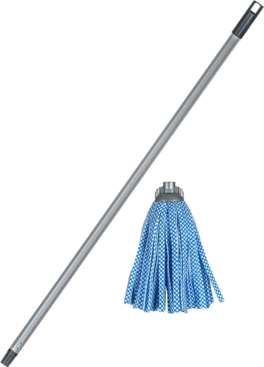 Viskózový mop s tyčí 120 cm, 160 g, hrubý závit
