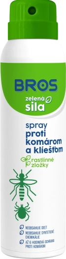 Bros zelená síla sprej proti komárům a klíšťatům 90 ml
