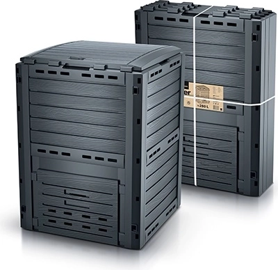 Zahradní kompostér 280 l antracit COMPOGREEN WOODY