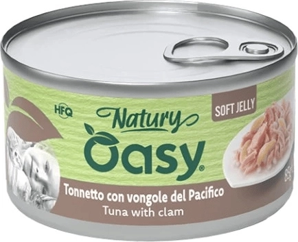 OASY Natury Soft Jelly – tuňák se slávkou 85 g