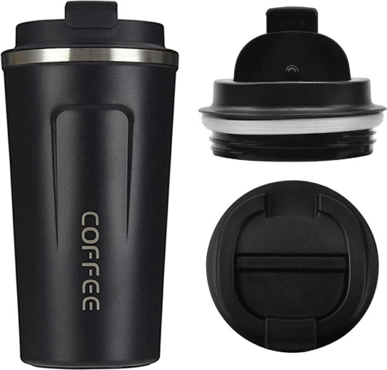 Termohrnek z nerezové oceli 510 ml černý