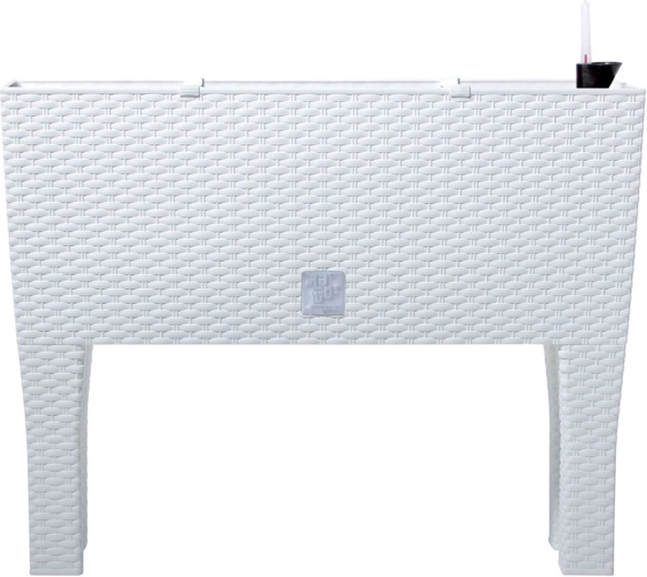 Bílý samozavlažovací truhlík Rato Case High 60 cm