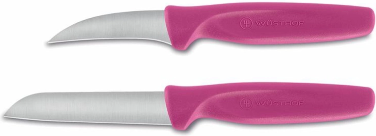 Sada nožů na zeleninu Wüsthof, 2 ks, růžová