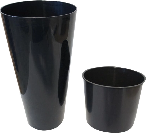 Květináč TUBUS Slim antracit