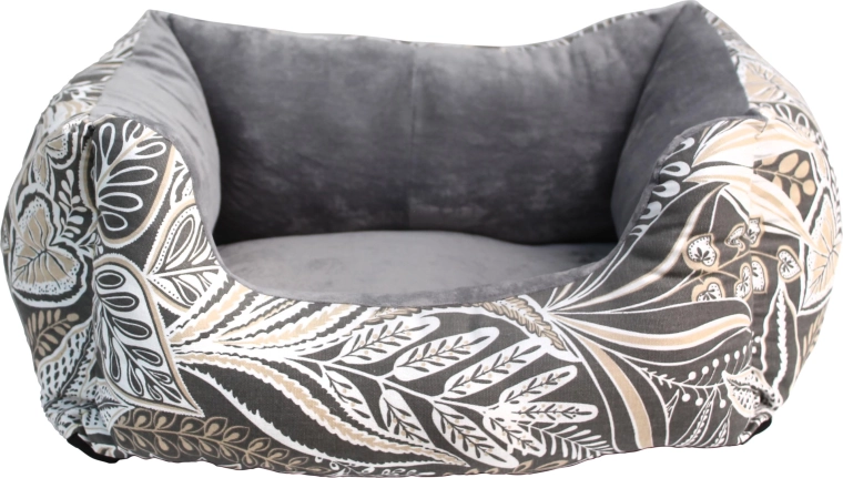 Pelíšek Deluxe s motivem listů 58 × 48 cm