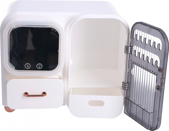 Organizér na kosmetiku a šperky - bílý