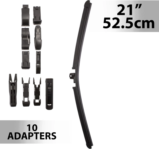 Stěrač Carguard 21" / 52,5 cm s 10 adaptéry