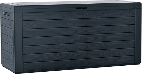 Zahradní úložný box Woodebox 280 l antracit