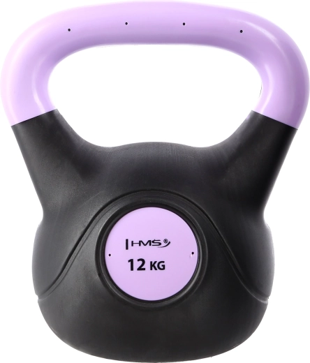 HMS kompozitový kettlebell vin-bell 12 kg světle fialový