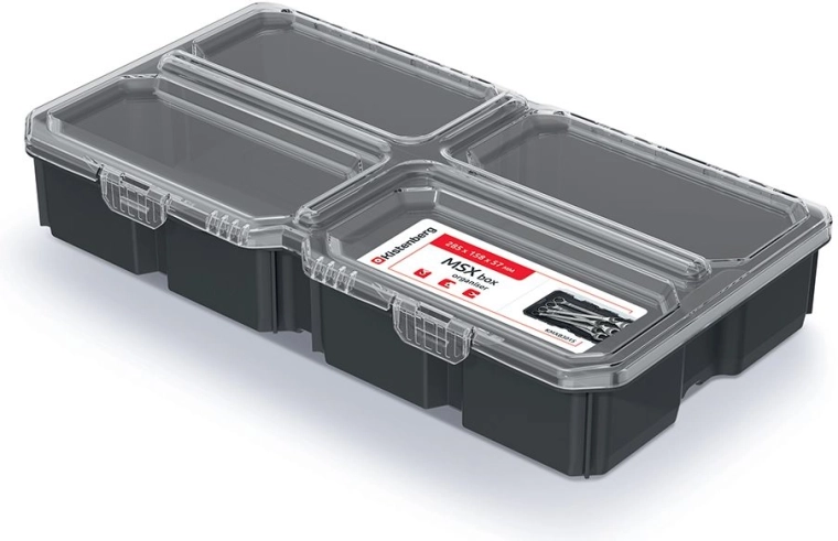 Organizér Prosperplast MSX Box na šroubky a drobné příslušenství