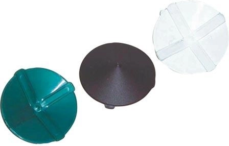 Plastové víčko na plotový sloupek 80 mm se pružinou, zelené