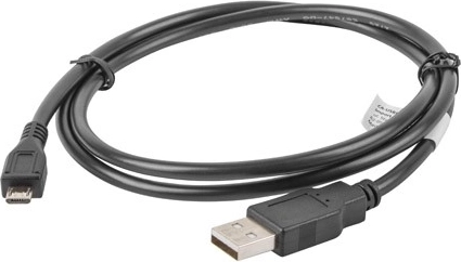 USB kabel 2.0 micro USB AM–MBM5P, 1 m, černý