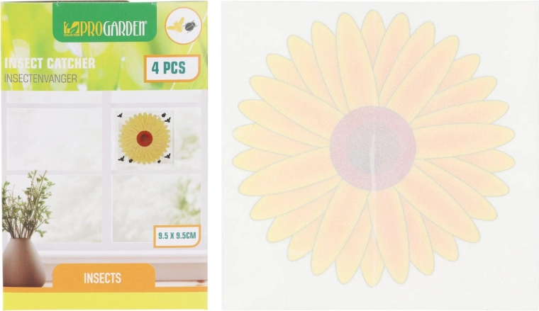 Mucholapka okenní Květina 9,5 × 9,5 cm (4 ks)