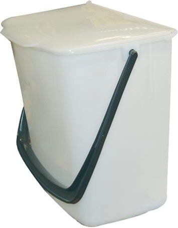 Univerzální odpadkový koš do kuchyňské linky 8 l – bílý plast