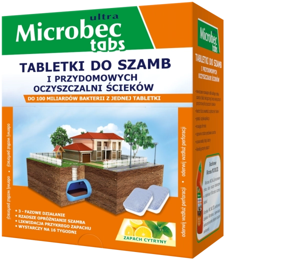 Microbec Ultra tablety do septiků a domácích čistíren