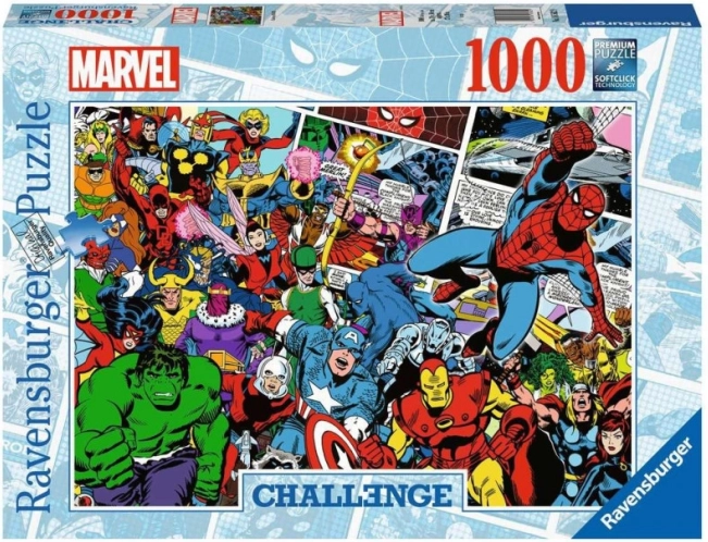 Ravensburger puzzlová výzva Marvel 1000 dílků