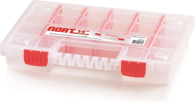 Plastový organizér NORT s 22 přihrádkami a vyjímatelnými přepážkami
