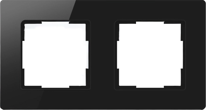 Avatto rámeček pro 2 moduly TS20, černý