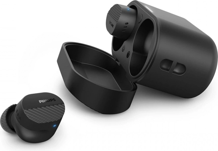 true wireless sluchátka philips s adaptivním potlačením hluku