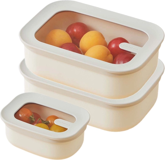 Dóza na potraviny LocknLock Dual Nesting, sada 3 ks